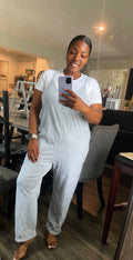 Gray Jumpsuit