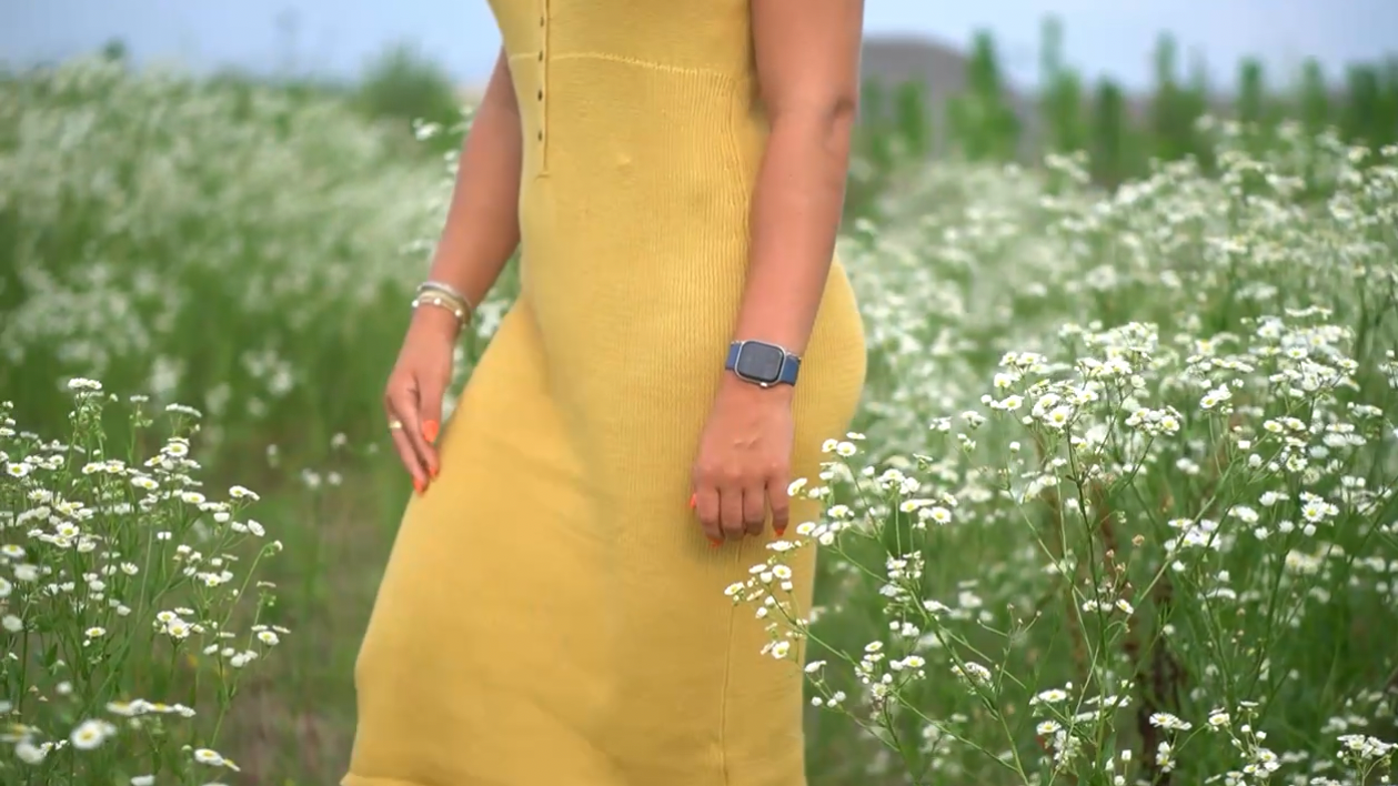 Mustard Sweater Dress