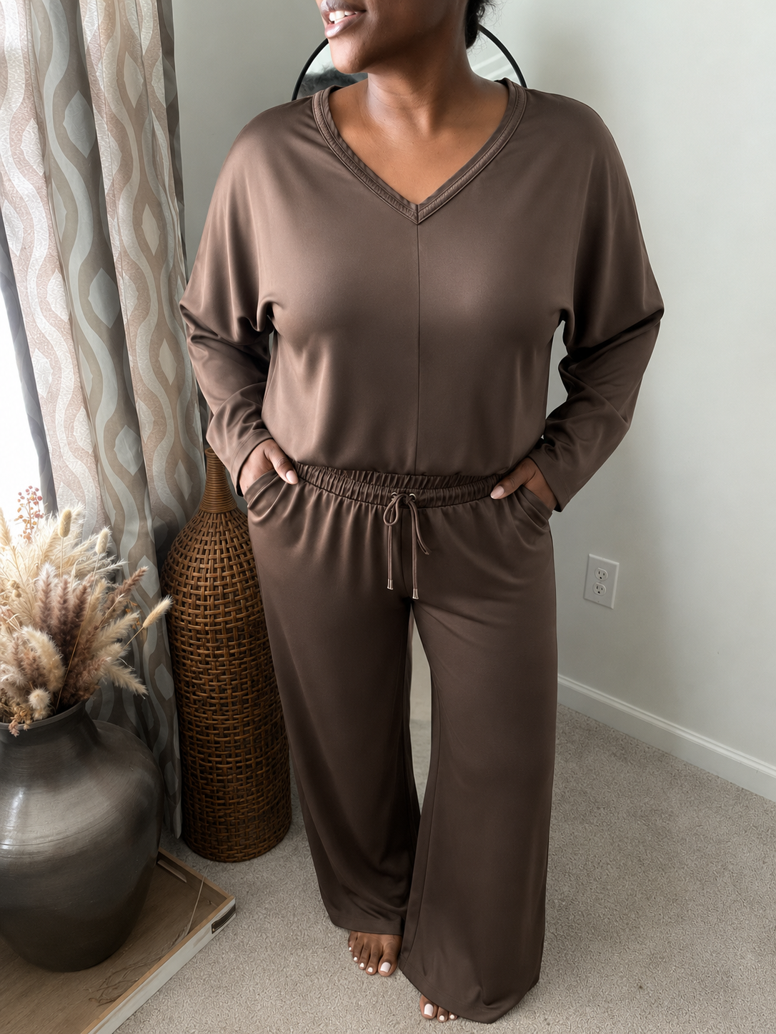 Coffee Brown Lounge Set
