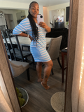 Blue and Pink Romper