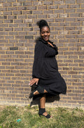 Black Ruffle Dress