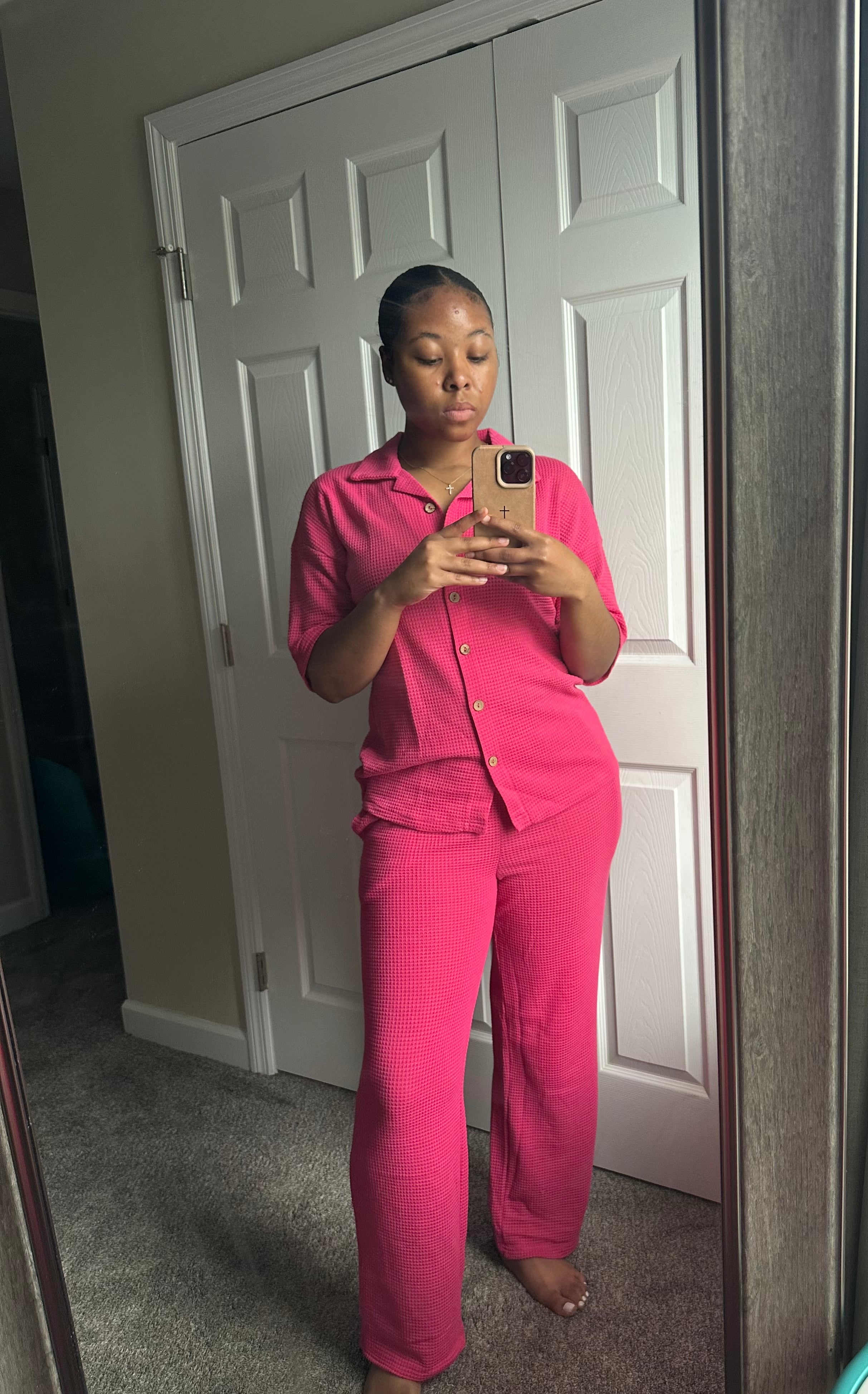 Pink Waffle Set