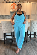 Teal Jumpsuit