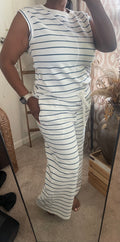 Navy/White Stripe Set