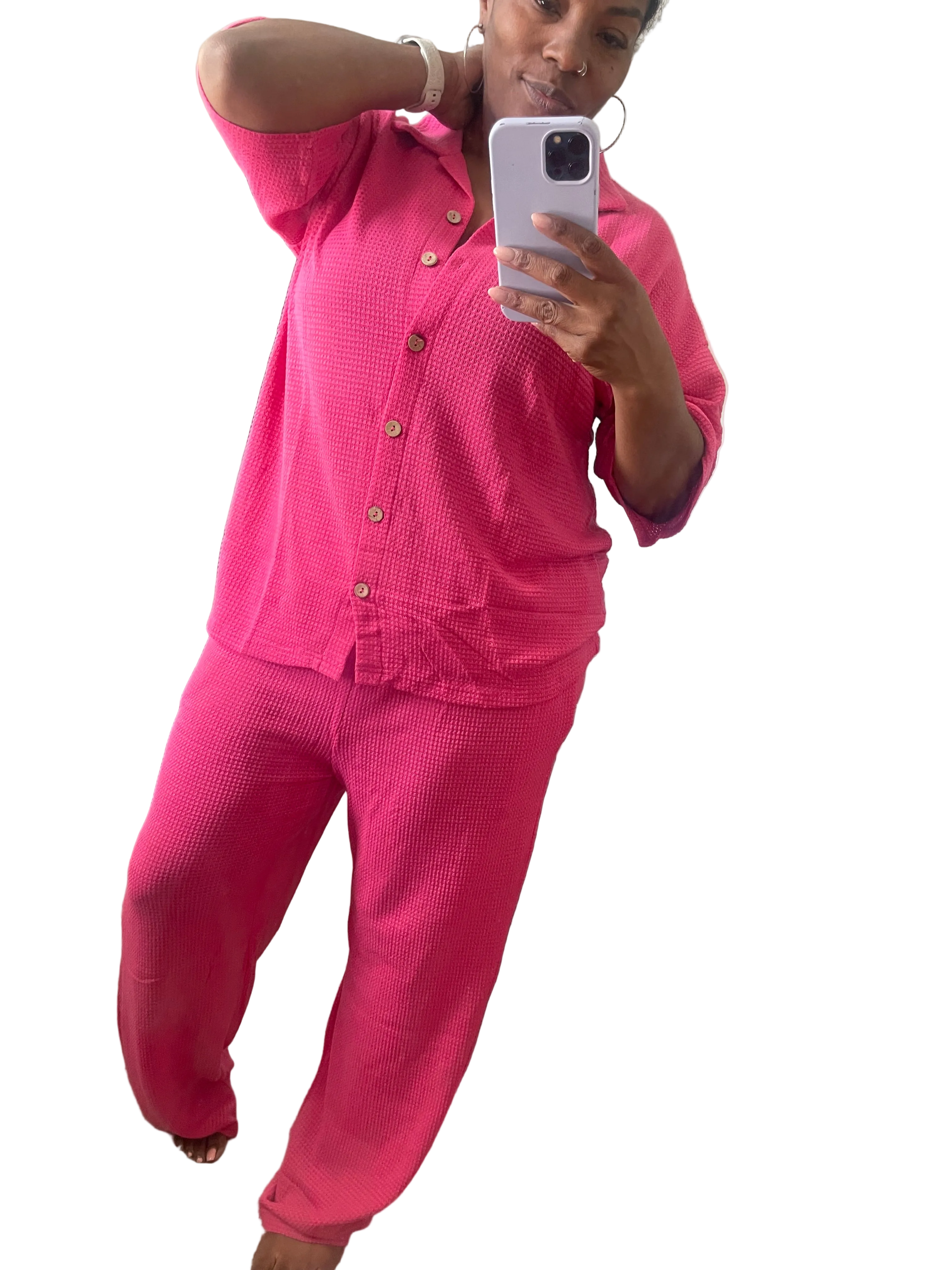 Pink Waffle Set