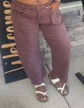 Brown Barrel Jeans