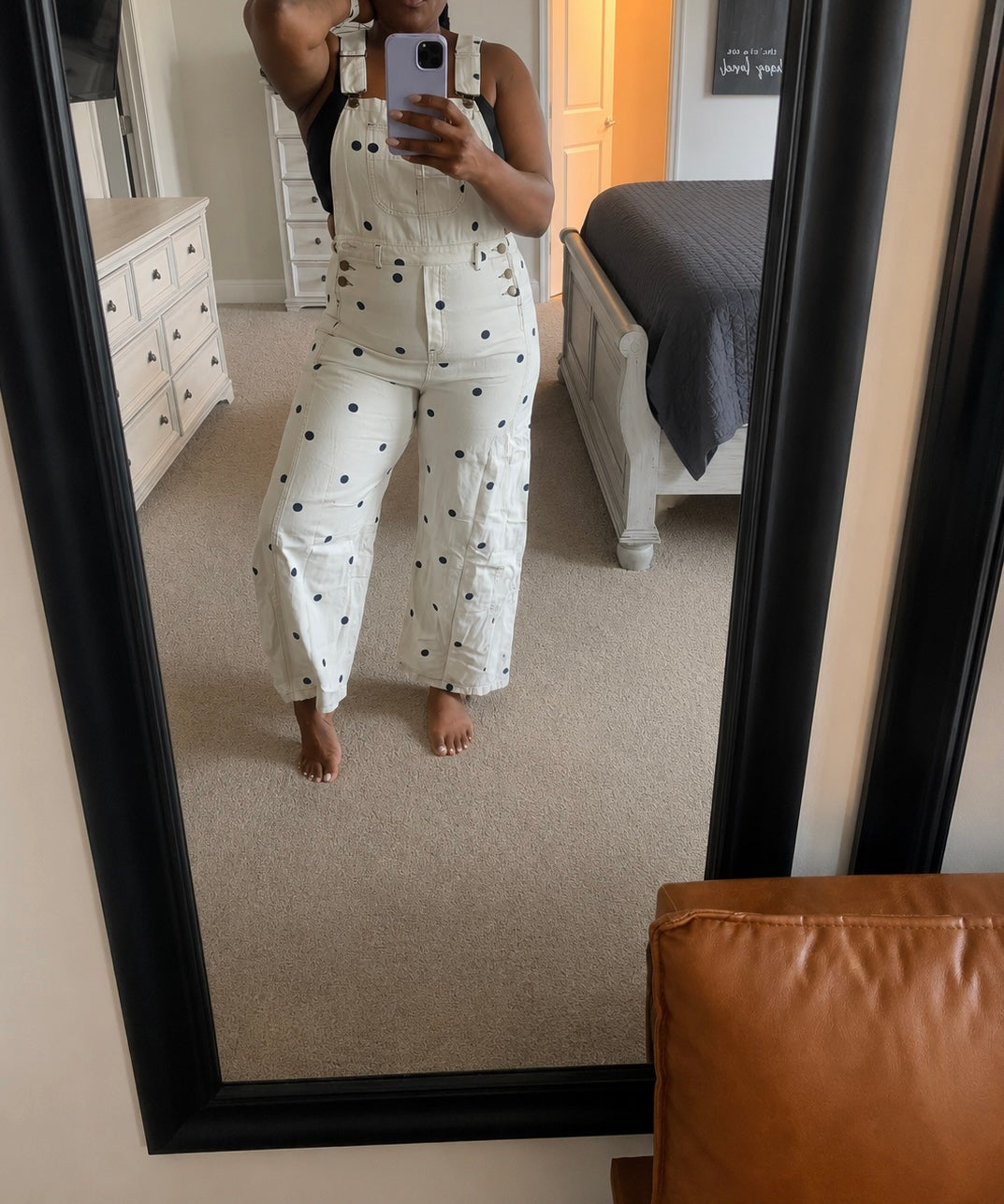 Polka Dot Overalls