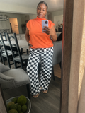 Checker Board Pants