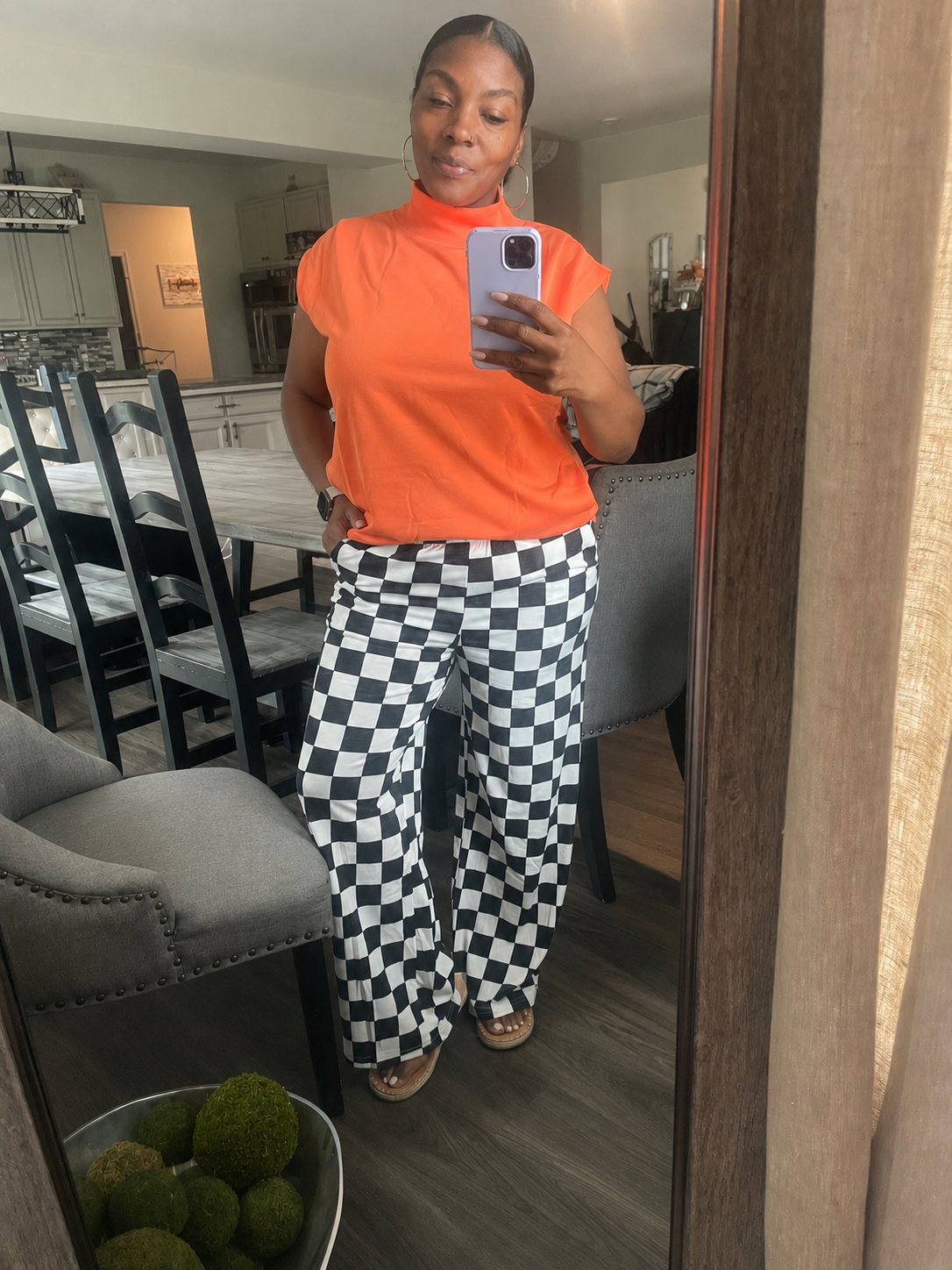 Checker Board Pants