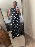 Black Polka Dot Set