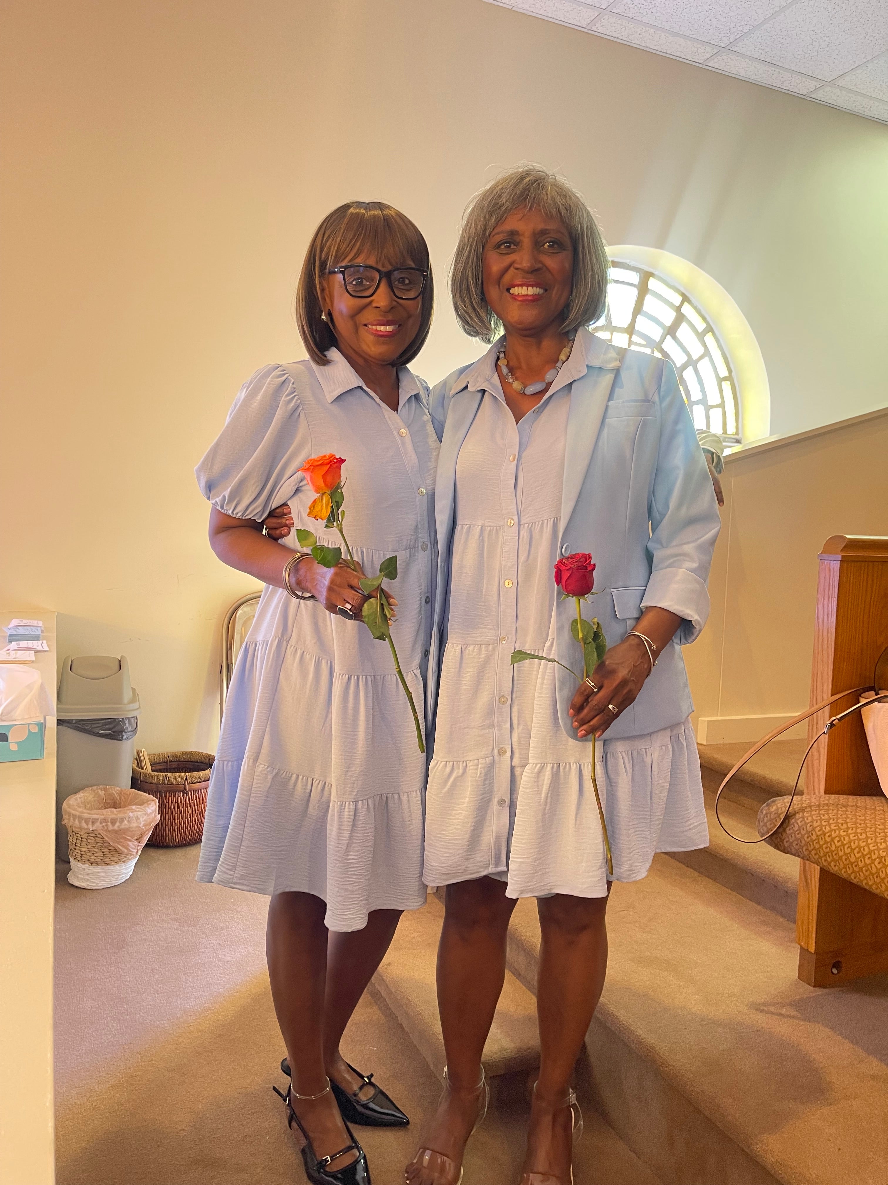 Mamas Blue Dress