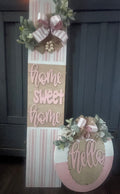 Porch Leaner and Door Hanger Set - Customizable