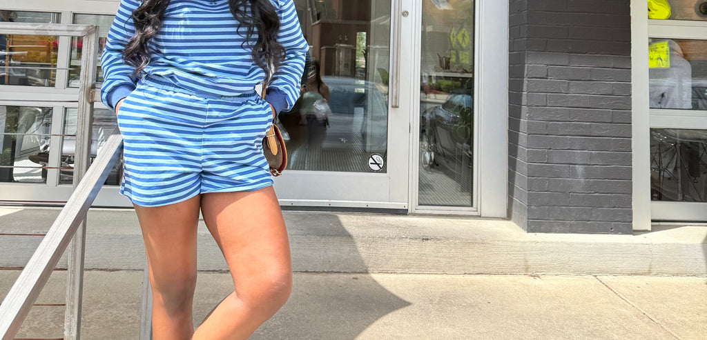 Blue Stripe Set