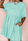 Mint Green Babydoll Dress
