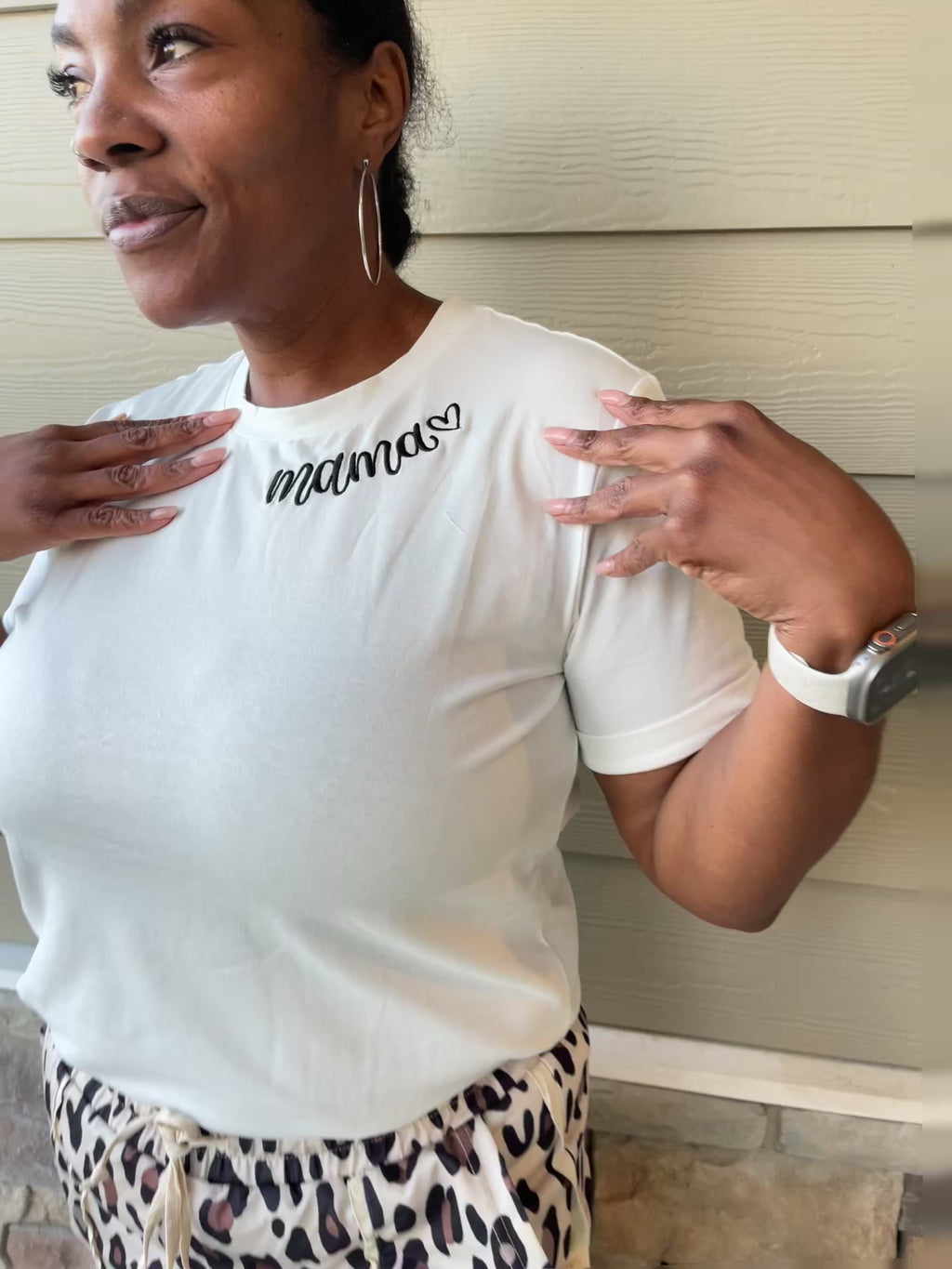 White Mama  Crewneck
